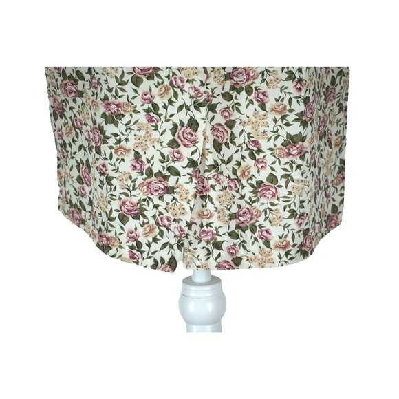 Vintage Paquette Too! Floral Dress with Rosette and Lace Collar Garden Cottage T - Picture 7 of 14